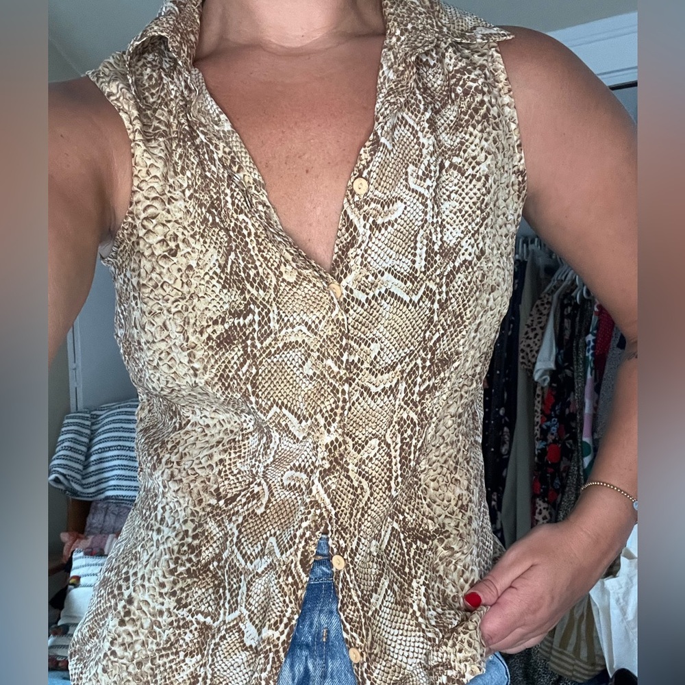 Vintage 90s silk top